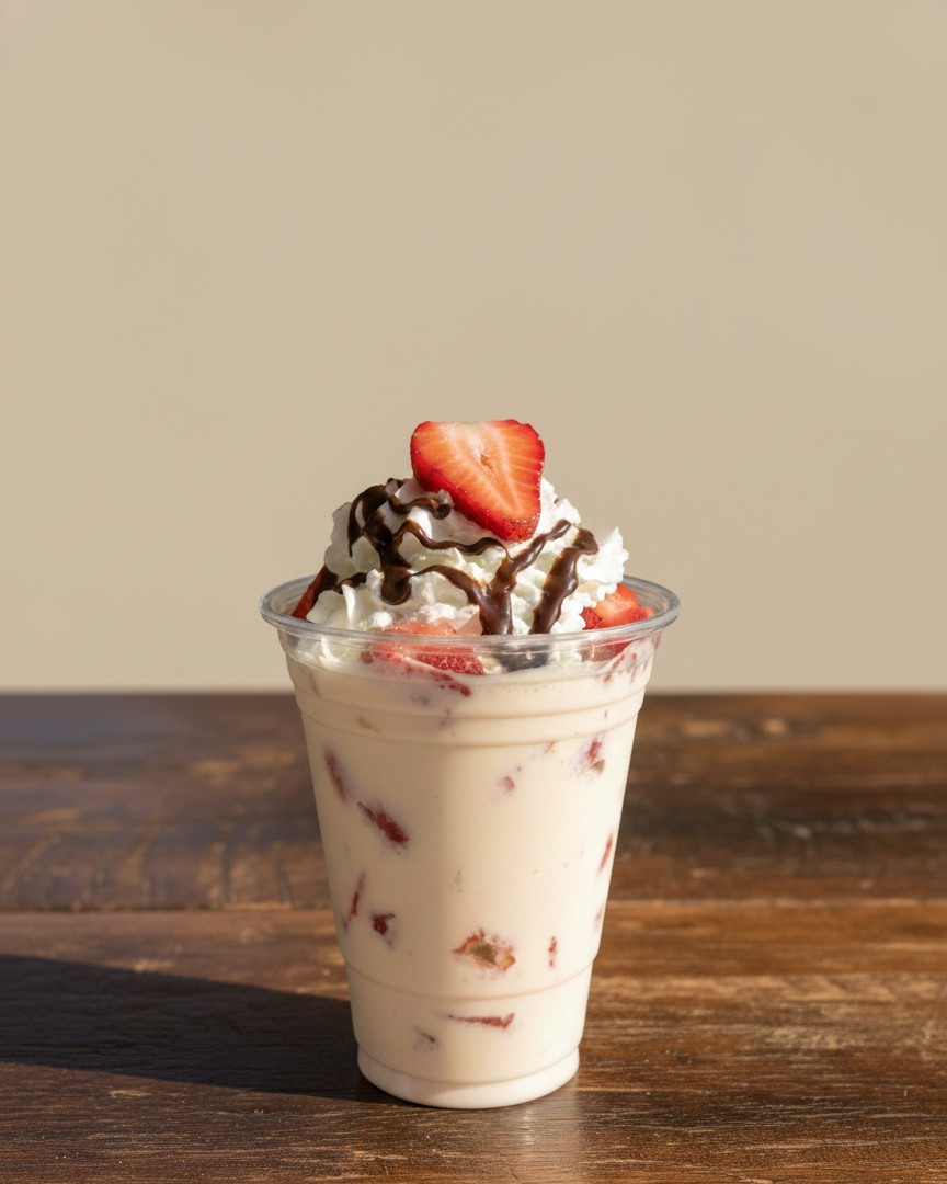 Fresas con Crema Natural